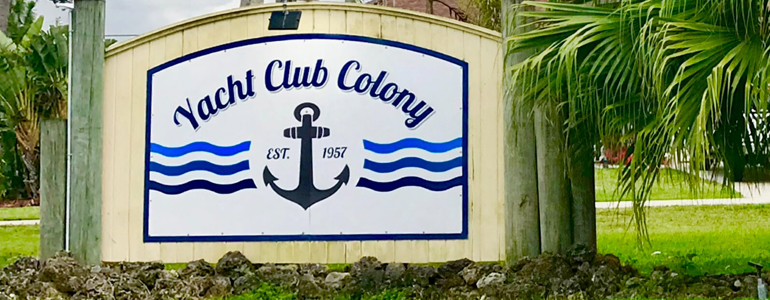 homes for sale yacht club colony